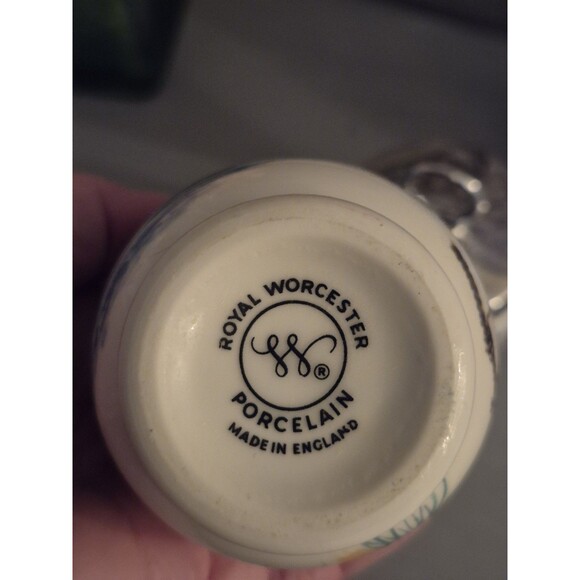 Vintage Royal Worcester Set Of 3 Egg Coddlers Birds Butterflies - Picture 5 of 9